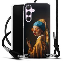 New Carry Case Transparent Stoff schwarz/silber