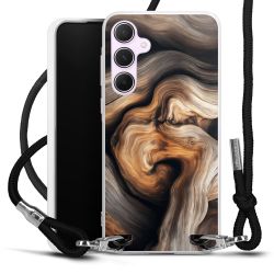 New Carry Case Transparent Stoff schwarz/silber