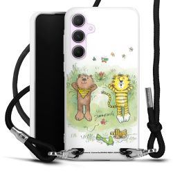 New Carry Case Transparent Stoff schwarz/silber