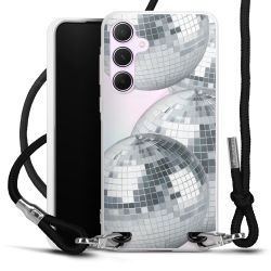 New Carry Case Transparent Stoff schwarz/silber