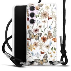 New Carry Case Transparent Stoff schwarz/silber