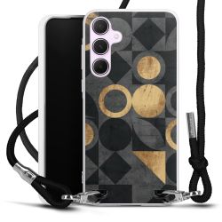 New Carry Case Transparent Stoff schwarz/silber