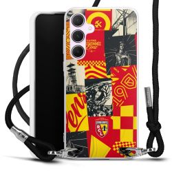 New Carry Case Transparent Stoff schwarz/silber