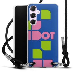 New Carry Case Transparent Stoff schwarz/silber