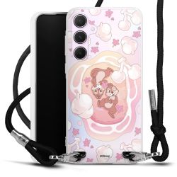 New Carry Case Transparent Stoff schwarz/silber