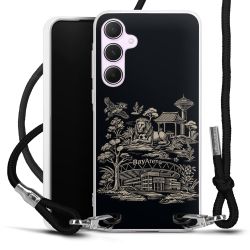 Carry Case Stoff schwarz/silber