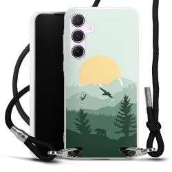 New Carry Case Transparent Stoff schwarz/silber