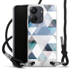 Carry Case Transparent Fabric black/silver