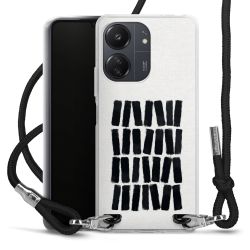 Carry Case Transparent Fabric black/silver