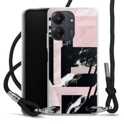 Carry Case Transparent Fabric black/silver