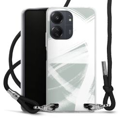 New Carry Case Transparent Stoff schwarz/silber