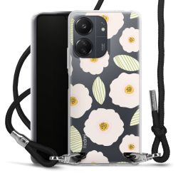 New Carry Case Transparent Stoff schwarz/silber