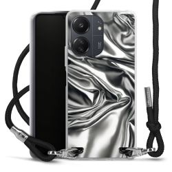 New Carry Case Transparent Stoff schwarz/silber