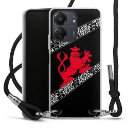 Carry Case Stoff schwarz/silber