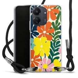 New Carry Case Transparent Stoff schwarz/silber