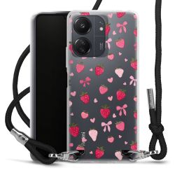 New Carry Case Transparent Stoff schwarz/silber