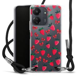 New Carry Case Transparent Stoff schwarz/silber