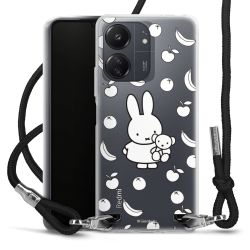 New Carry Case Transparent Stoff schwarz/silber