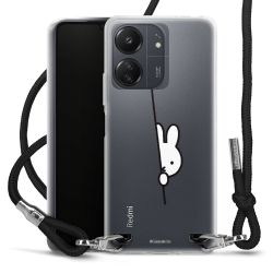 New Carry Case Transparent Stoff schwarz/silber