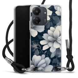 New Carry Case Transparent Stoff schwarz/silber