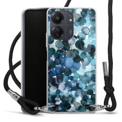 New Carry Case Transparent Stoff schwarz/silber