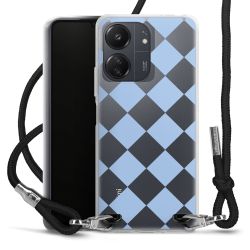 New Carry Case Transparent Stoff schwarz/silber