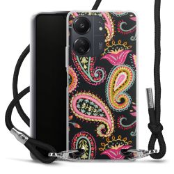 New Carry Case Transparent Stoff schwarz/silber