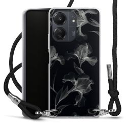 New Carry Case Transparent Stoff schwarz/silber