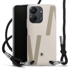 New Carry Case Transparent Stoff schwarz/silber