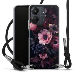 New Carry Case Transparent Stoff schwarz/silber