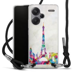 Carry Case Transparent Fabric black/silver