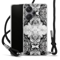 Carry Case Transparent Fabric black/silver