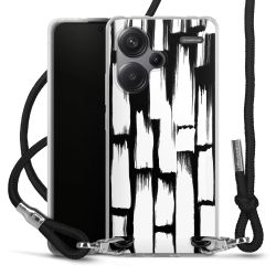 Carry Case Transparent Fabric black/silver