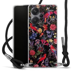 Carry Case Transparent Fabric black/silver