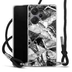 Carry Case Transparent Fabric black/silver