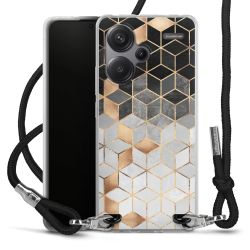 Carry Case Transparent Fabric black/silver