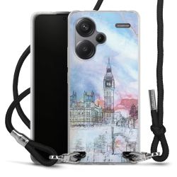 Carry Case Transparent Fabric black/silver