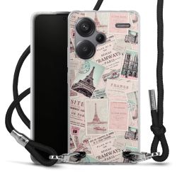 Carry Case Transparent Fabric black/silver