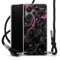 Carry Case Transparent Fabric black/silver