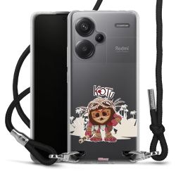 New Carry Case Transparent Stoff schwarz/silber