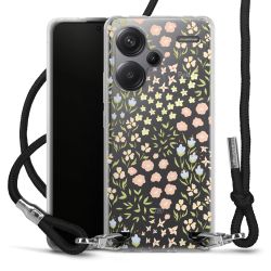 New Carry Case Transparent Stoff schwarz/silber