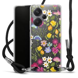 New Carry Case Transparent Stoff schwarz/silber