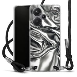 New Carry Case Transparent Stoff schwarz/silber