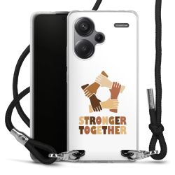 New Carry Case Transparent Stoff schwarz/silber