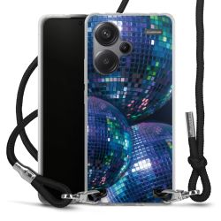 New Carry Case Transparent Stoff schwarz/silber