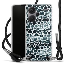 New Carry Case Transparent Stoff schwarz/silber