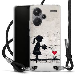 New Carry Case Transparent Stoff schwarz/silber