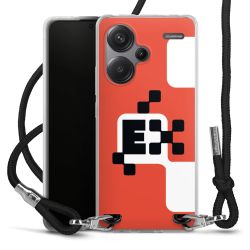 New Carry Case Transparent Stoff schwarz/silber