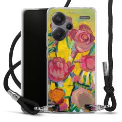 New Carry Case Transparent Stoff schwarz/silber