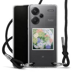 New Carry Case Transparent Stoff schwarz/silber